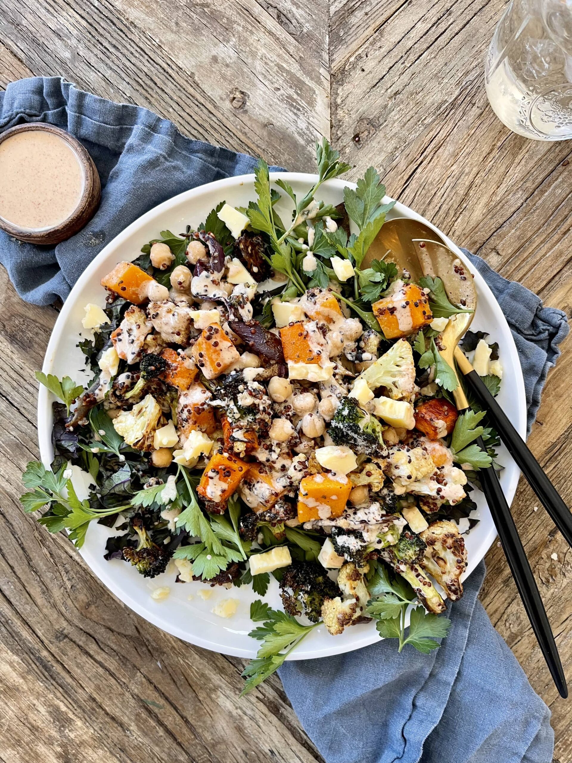 Quinoa Salad with Roasted Vegetables and Lemon Vinaigrette